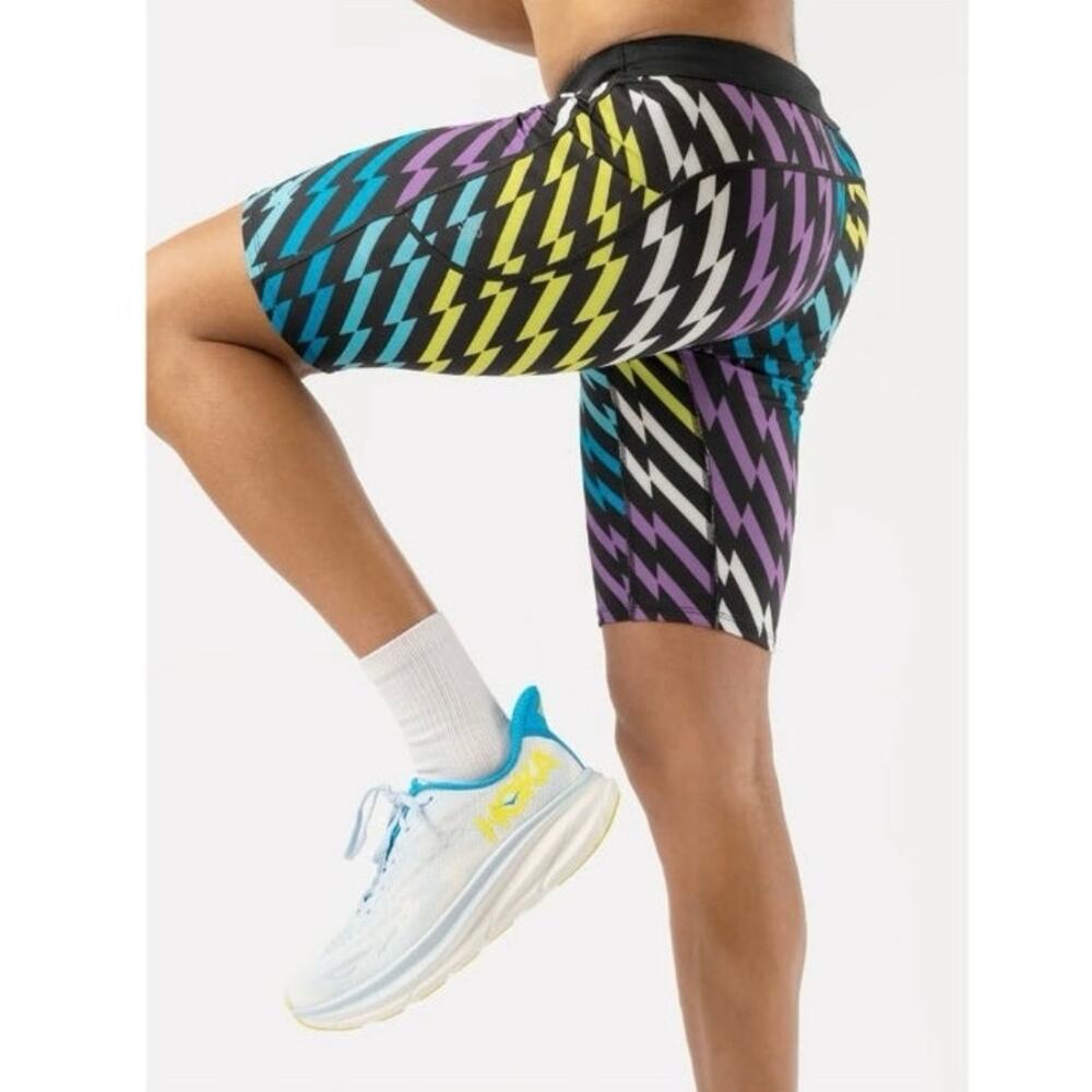 Rabbit Men’s Speedsters X Multicolor Half Tights Athletic Shorts Size Medium